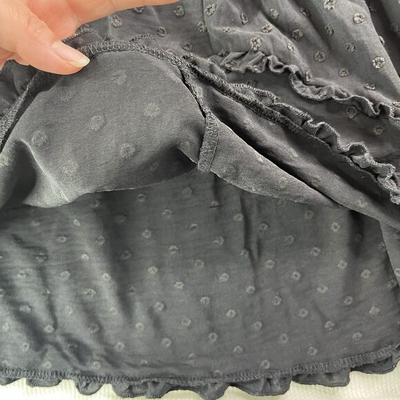 Rue Plus Black Lace Boho Festival Blouse Women’s Plus Size 4X Baby Doll - Picture 7 of 14